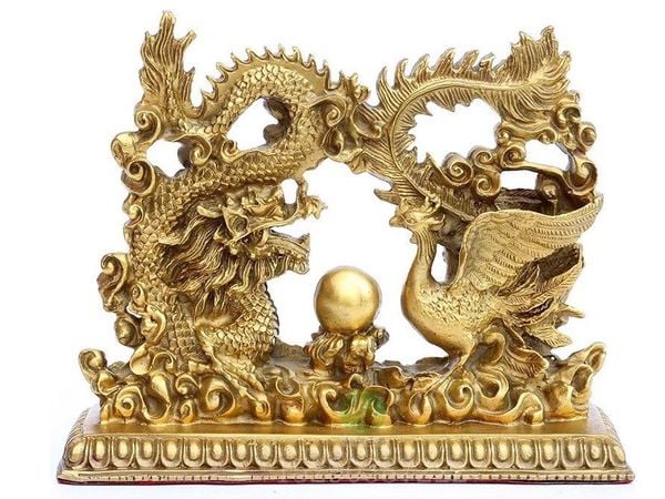 Bộ tượng long phượng